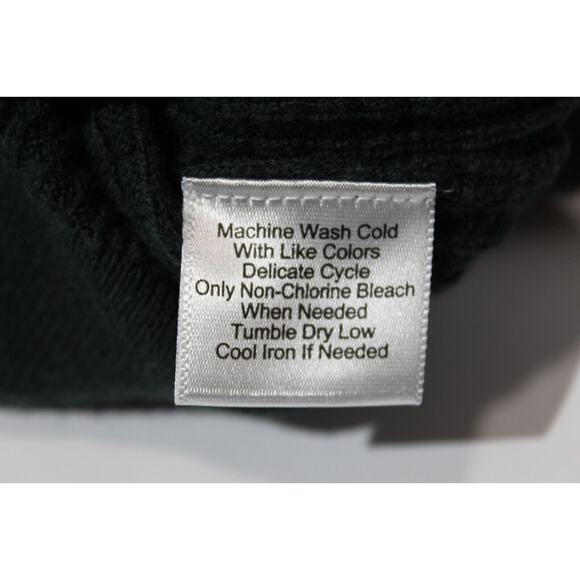 Jos A Banks Green Waffle Knit 1/4 Zip Sweater LS Men's XXL Cotton Wool Blend - Picture 5 of 9